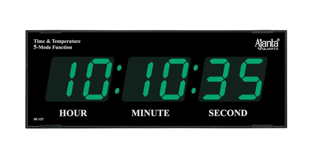 Ajanta Digital Alarm Clock black